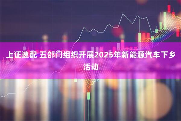 上证速配 五部门组织开展2025年新能源汽车下乡活动